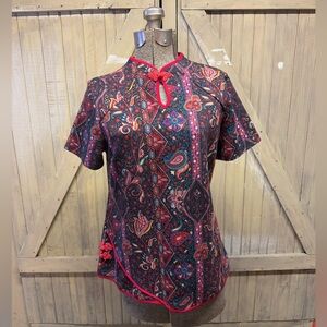 Floral Patterned Women's Blouse